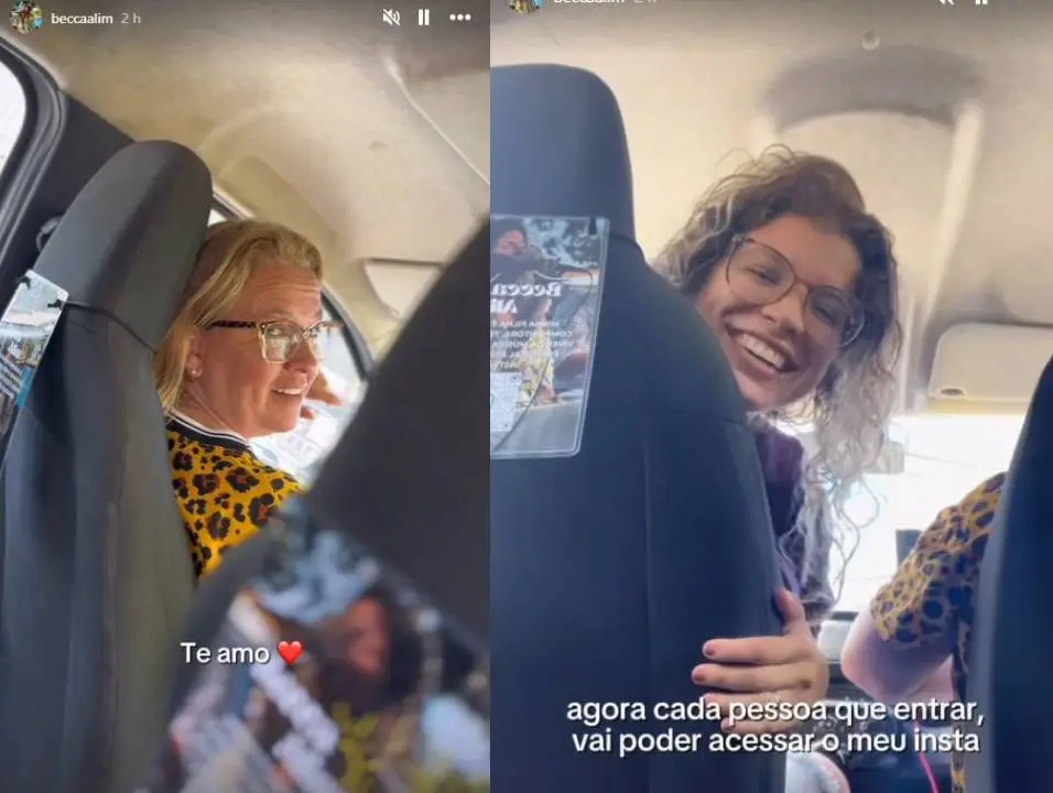 Mãe motorista de app divulga talento da filha cantora enquanto dirige em Fortaleza