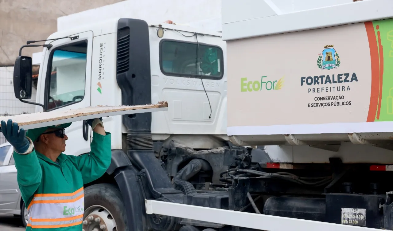 Confira a rota do caminhão Limpezinha para a semana de 5 a 10 de maio, em Fortaleza