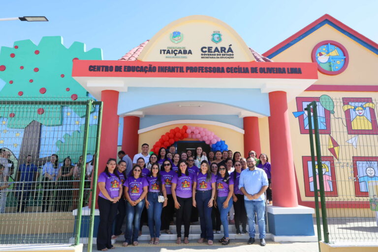 População de Itaiçaba recebe Centro de Educação Infantil e Areninha