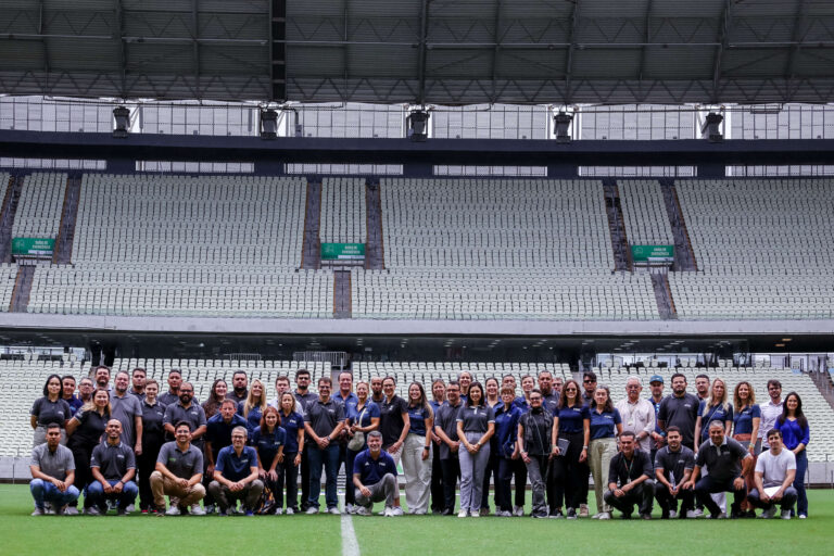 Arena Castelão recebe primeira visita da FIFA após Fortaleza ser escolhida cidade-sede da Copa do Mundo Feminina da FIFA Brasil 2027™️