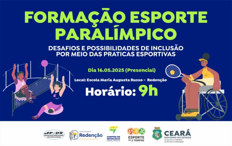 Sesporte divulga curso de Formação Esporte Paralímpico em Redenção