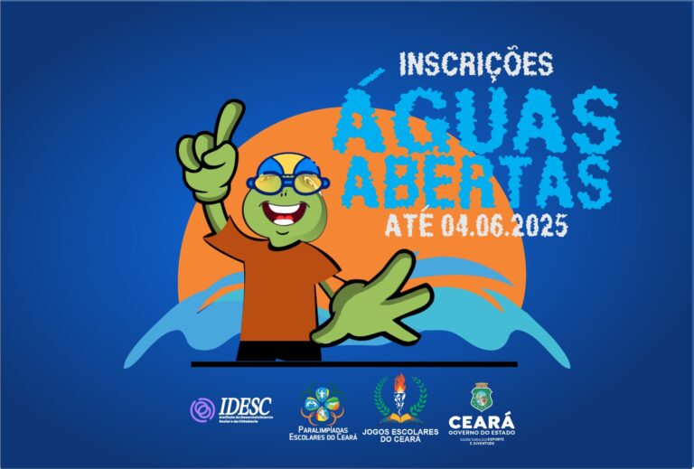 Jogos Escolares do Ceará recebe inscrições para modalidade Águas Abertas, até 4 de junho
