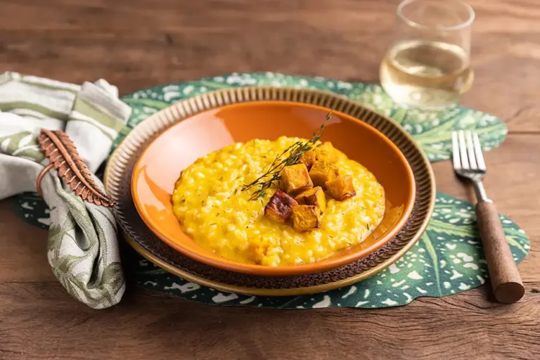 Como fazer risoto de abóbora
