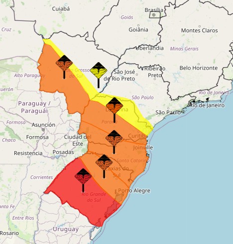 Condição para tempestades aumenta em diferentes Estados; veja a previsão