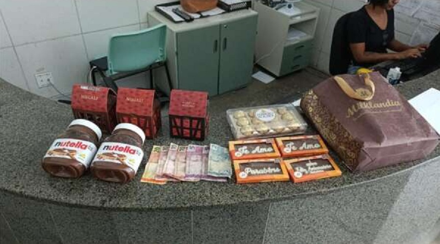 Homem é preso após roubar produtos de loja de chocolate em Horizonte, no Ceará