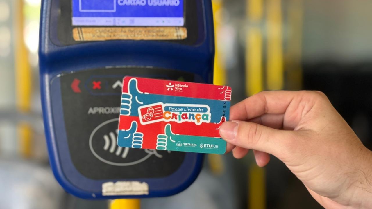 Pais já podem solicitar Passe Livre da Criança em creches municipais de Fortaleza
