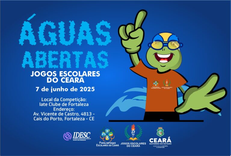 Sesporte realiza 1ª competição de Águas Abertas nos Jogos Escolares do Ceará, neste sábado (7)
