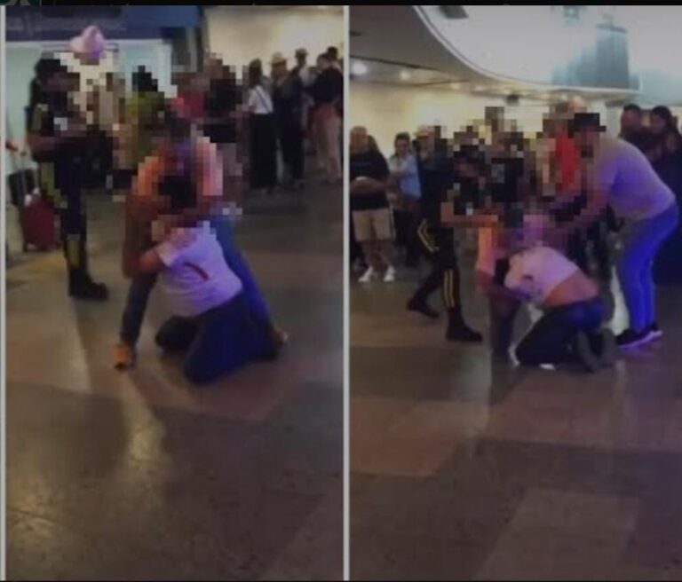 Discussão termina em briga e troca de socos no aeroporto de Fortaleza