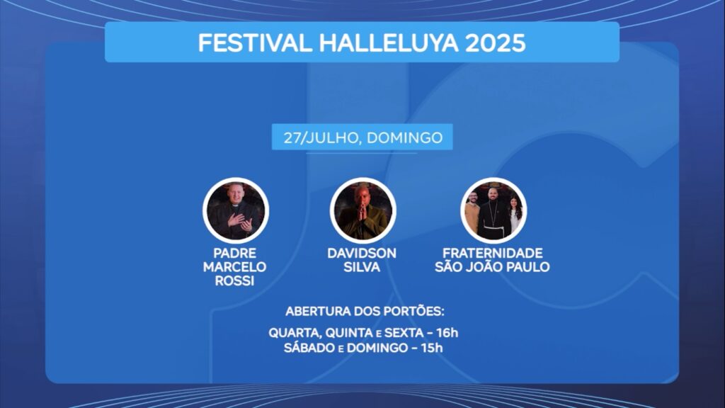 Festival Halleluya deve receber mais de 1 milhão de pessoas na edição deste ano, em Fortaleza
