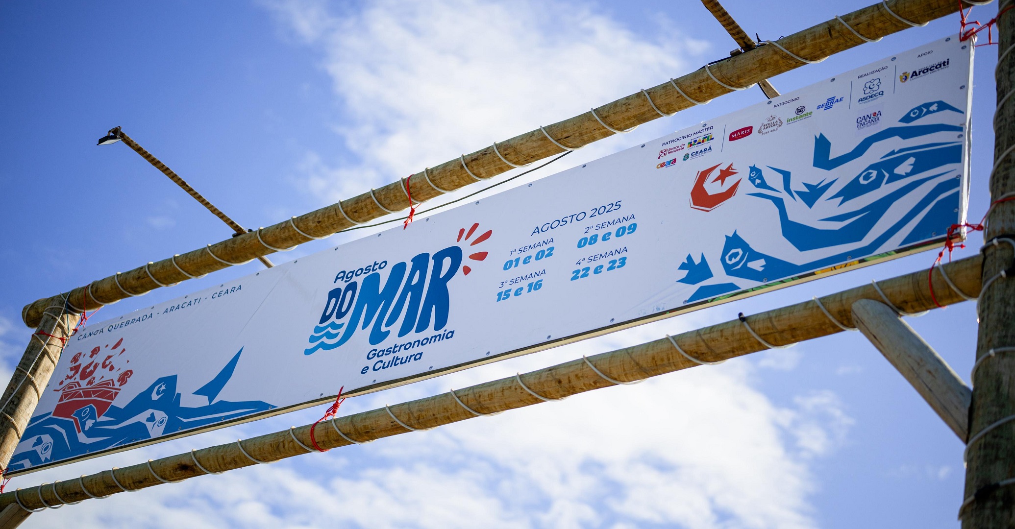 Agosto do Mar: Festival recebe chefs renomados e apresentações culturais em Canoa Quebrada, no Ceará