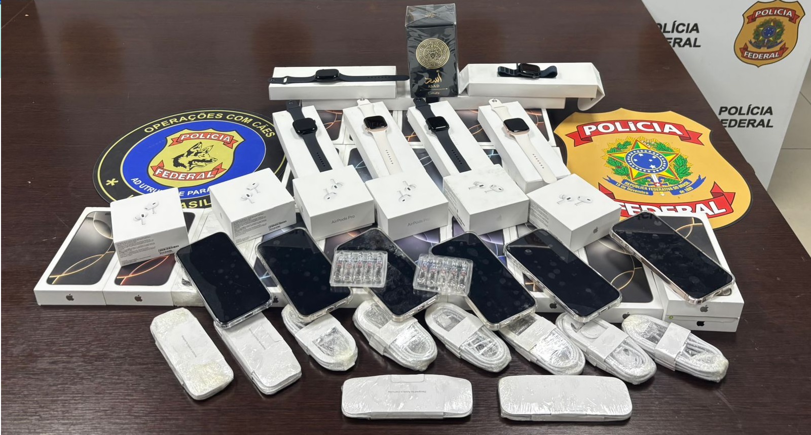 Contrabando: passageiro é preso no Aeroporto de Fortaleza com eletrônicos sem legalidade comprovada