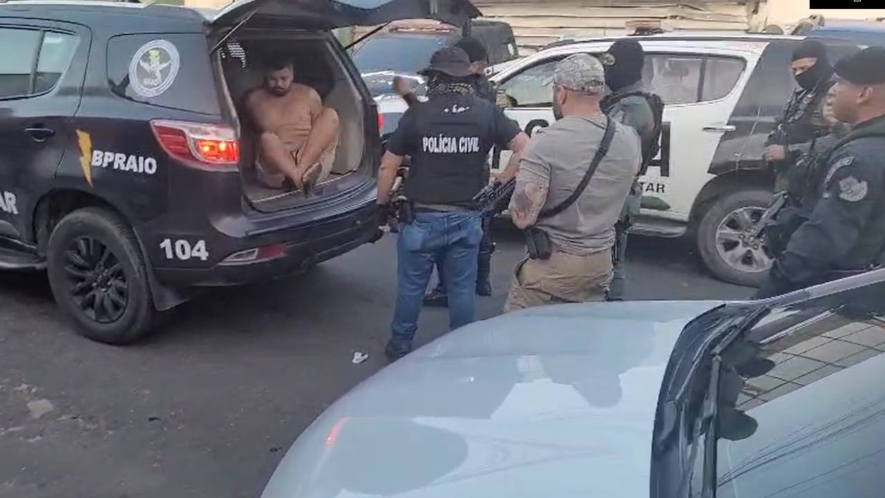 Polícia prende principal liderança criminosa do bairro Cigana, no município de Caucaia