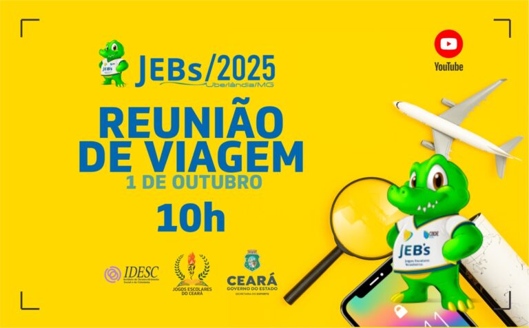 Sesporte realiza reunião de viagem para os Jogos Escolares Brasileiros