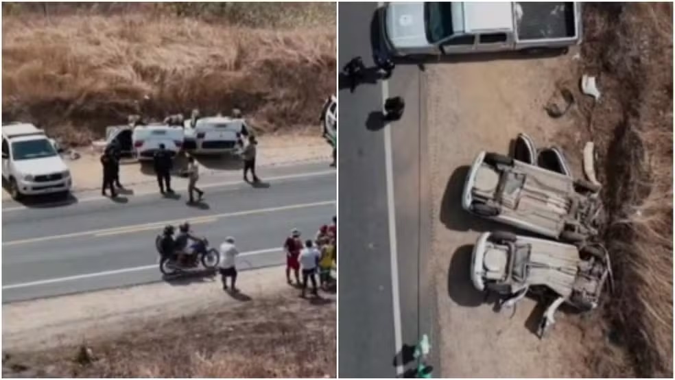 Uma pessoa morre e sete ficam feridas após colisão de veículos em rodovia no interior do Ceará