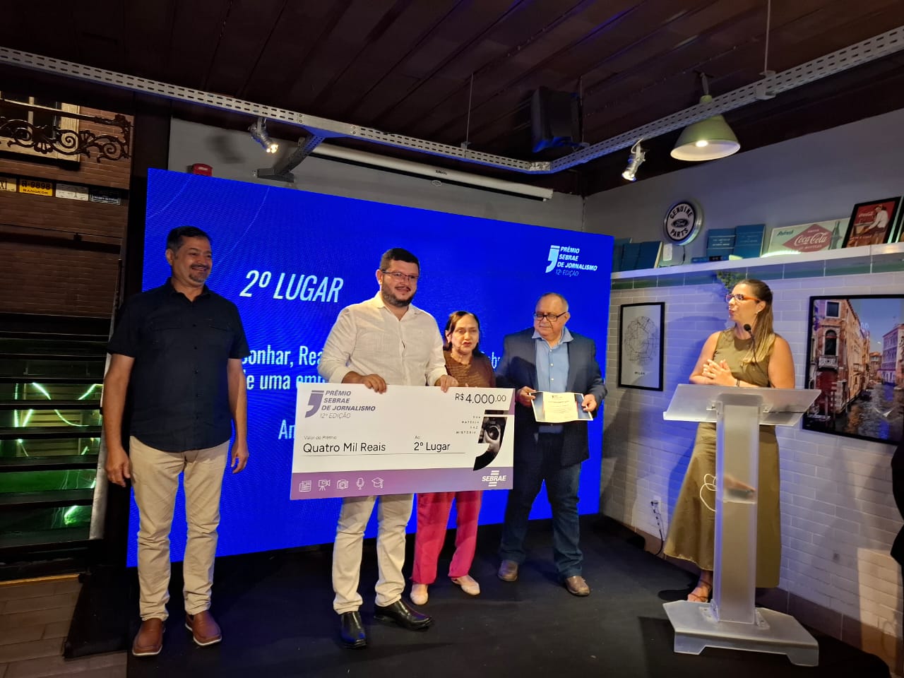 Jovem Pan News Fortaleza  92,9 FM conquista 2º lugar na etapa estadual do Prêmio Sebrae de Jornalismo 