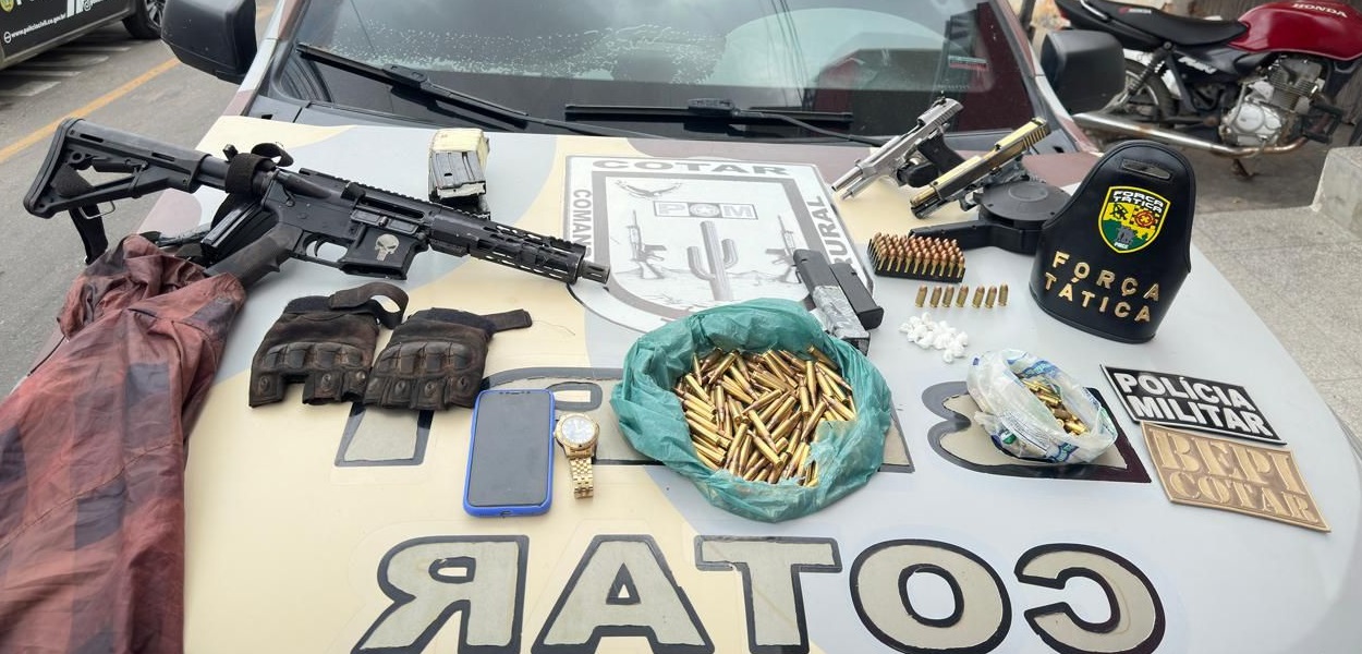 Dois criminosos morrem em confronto com a polícia durante operação em Boa Viagem/CE