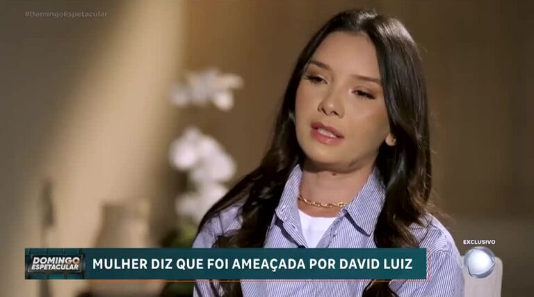 “Estou sendo muito injustiçada”, diz mulher que denunciou David Luiz após fim de investigação da polícia