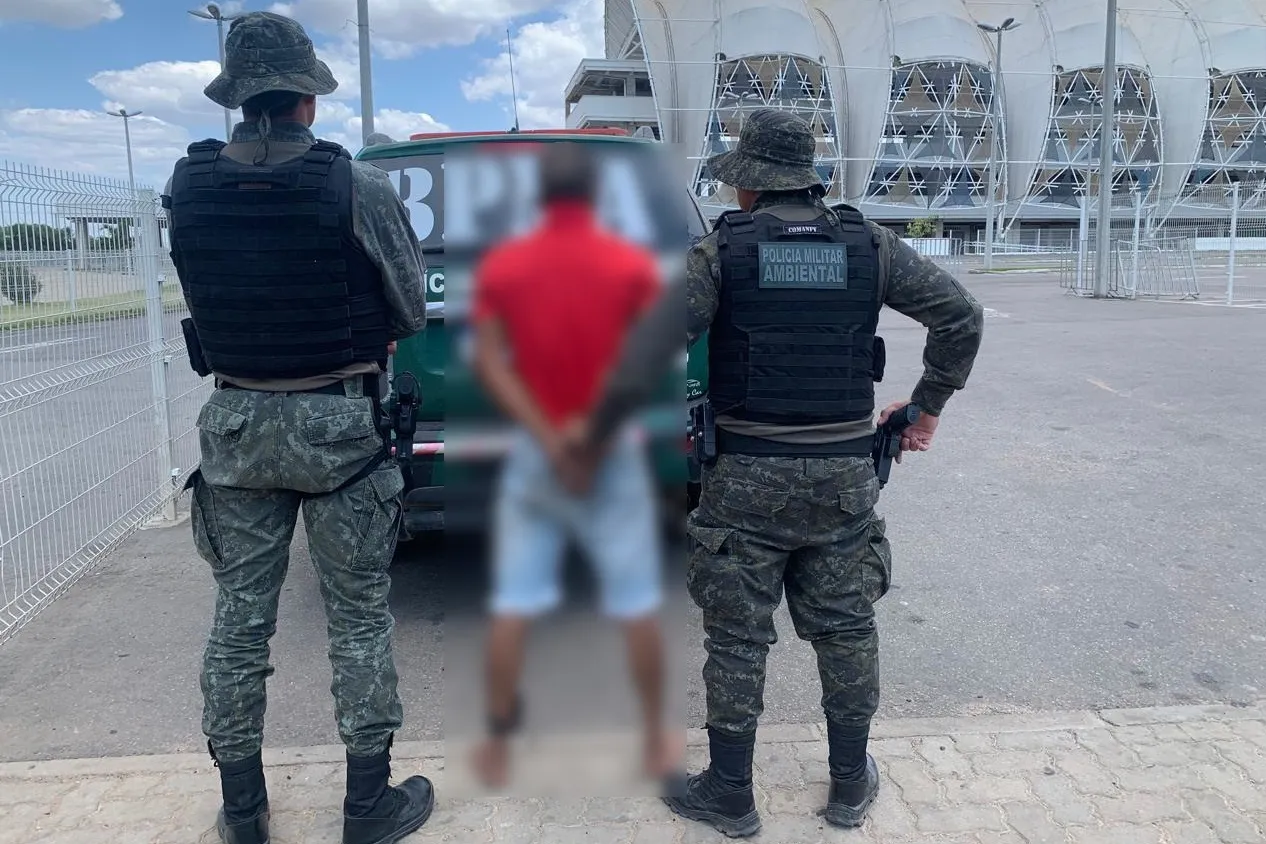 Homem com quatro passagens por furto é preso no Ceará após invadir e furtar residência