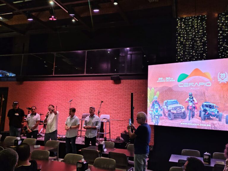 Sesporte participa do lançamento da 39ª edição do rally regularidade Cearapió 2026