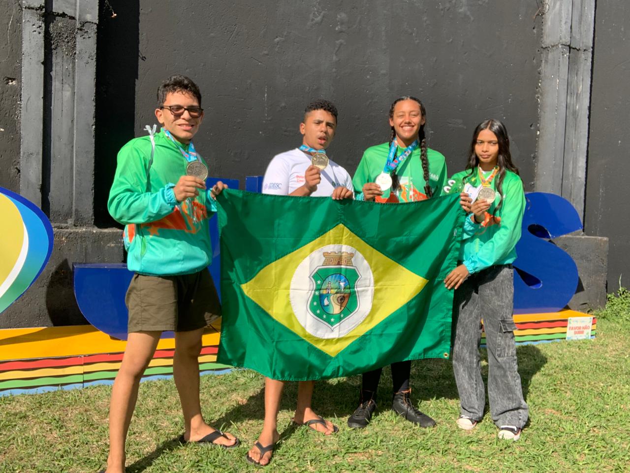 Delegação do Ceará conquista mais 8 medalhas e chega ao total de 51 medalhas nos JEB’s