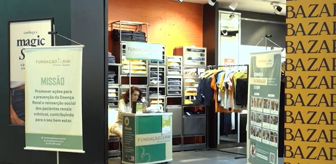 Fundação do Rim realiza Bazar Solidário para apoiar pacientes com doenças renais em Fortaleza
