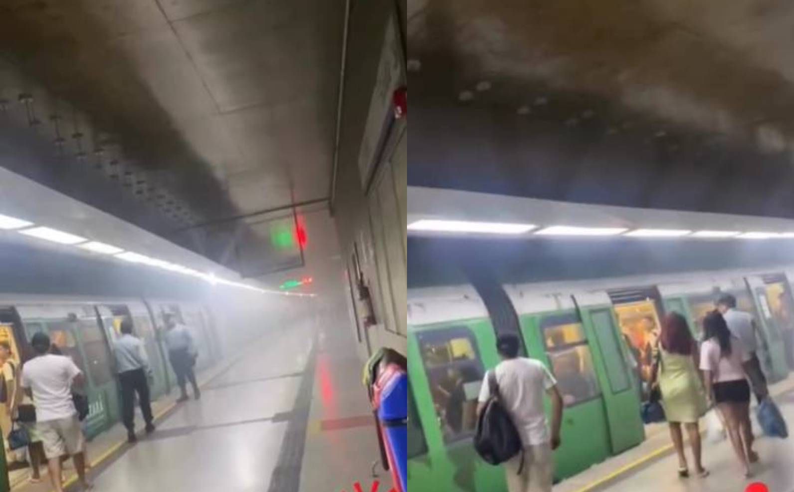 Falha em freios de trem do Metrofor provoca fumaça e evacuação na Estação Benfica, em Fortaleza