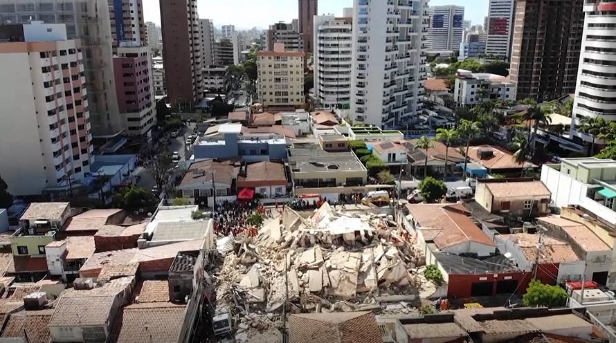 Seis anos após tragédia, local do desabamento do Edifício Andréa abriga quartel dos bombeiros