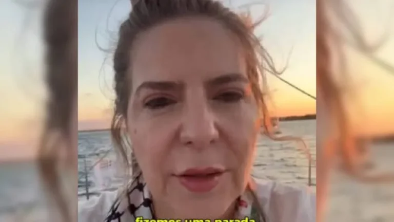 Deputada Luizianne Lins tem barco interceptado por Israel em missão humanitária a Gaza