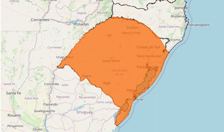 Chuva e frio voltam a atingir o Sul nesta semana
