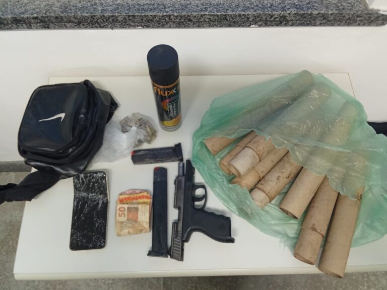 Polícia Militar prende seis pessoas e apreende armas, drogas e dinheiro em Pindoretama