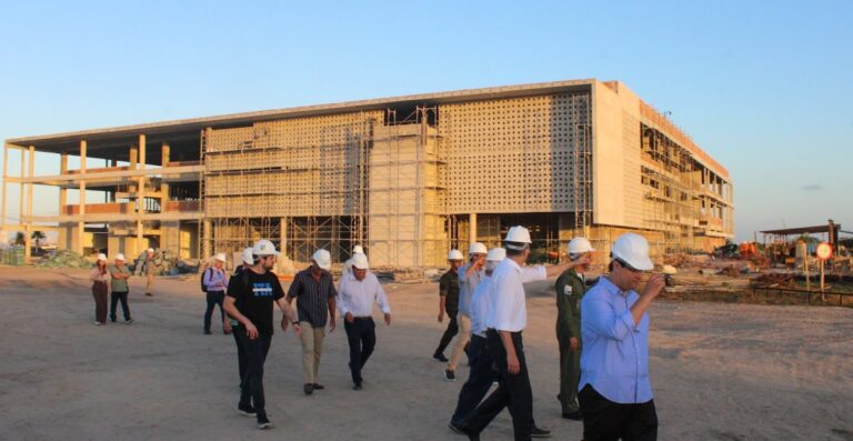 Obras do Campus do ITA, em Fortaleza, estão com cronograma avançado além do previsto, diz Etice