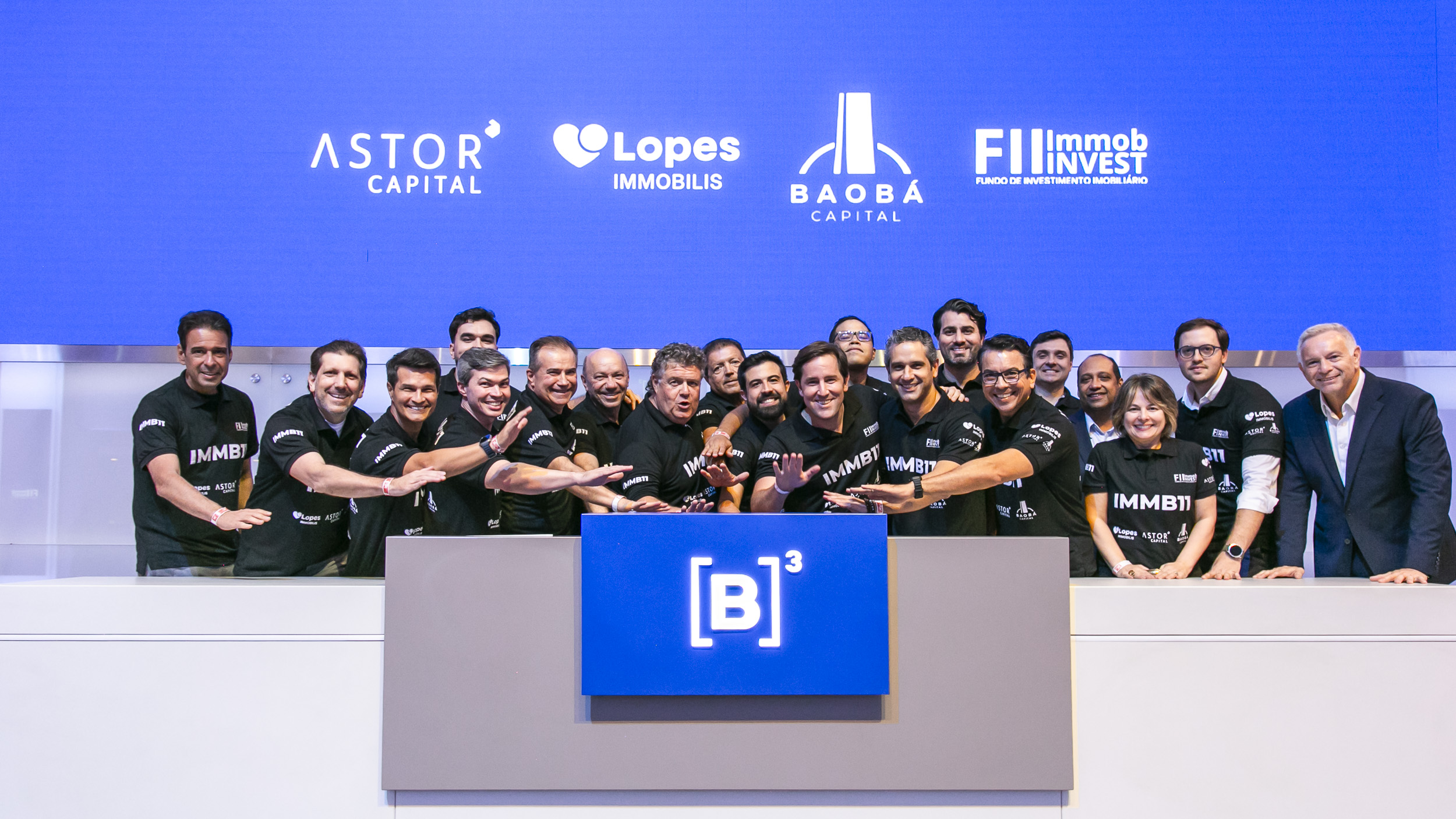 Fundo imobiliário FII IMMOBINVEST estreia oficialmente na Bolsa de Valores do Brasil