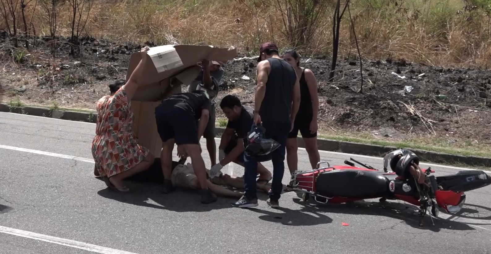 Pai e filho morrem em acidente em Fortaleza; mãe e dois filhos ficaram feridos