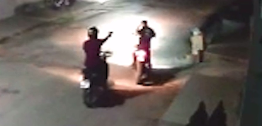 Câmera de segurança flagra execução em Iracema, no interior do Ceará