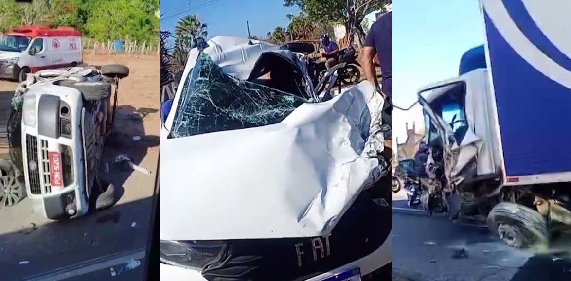 Policial militar morre após ficar 20 dias internado por acidente com 6 veículos no Ceará