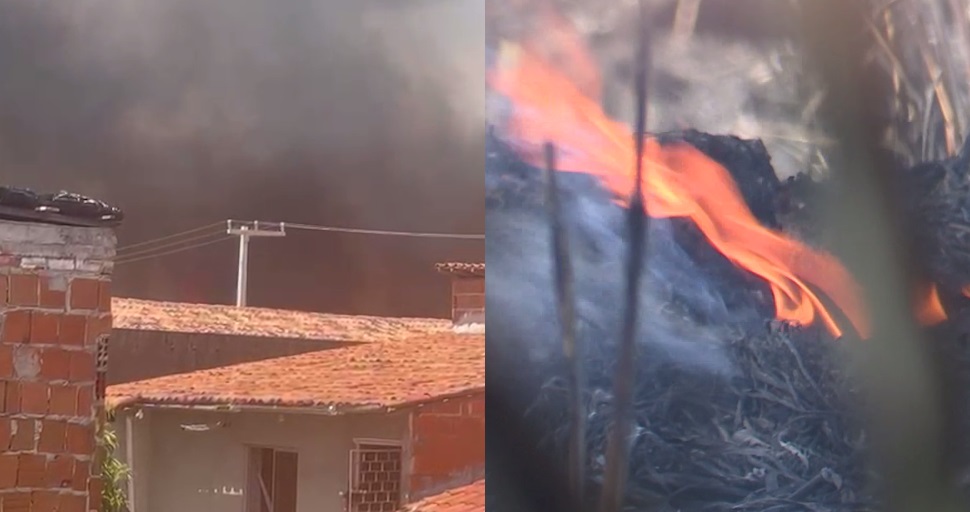 Incêndio é registrado em aeródromo em bairro de Fortaleza