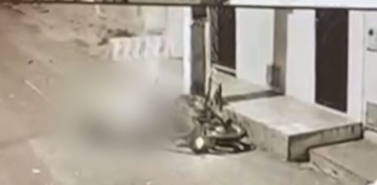 Motociclista fica gravemente ferido após bater em poste em Novo Oriente, no Ceará; veja o vídeo