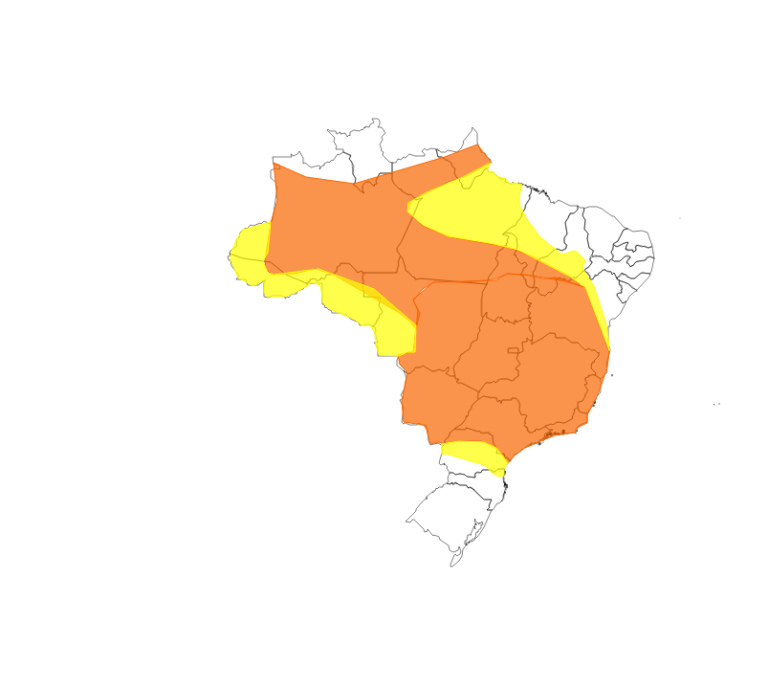 Semana deve começar com tempestades e calor em boa parte do país
