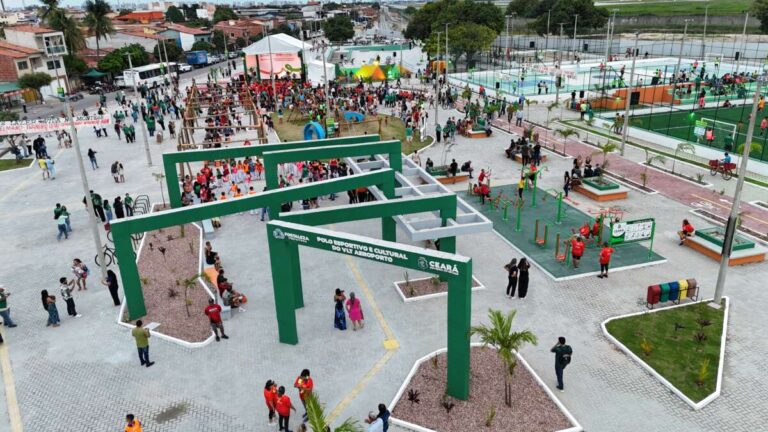 FORtaleCE: parceria entre Estado e Prefeitura entrega Polo Esportivo e Cultural do VLT Aeroporto