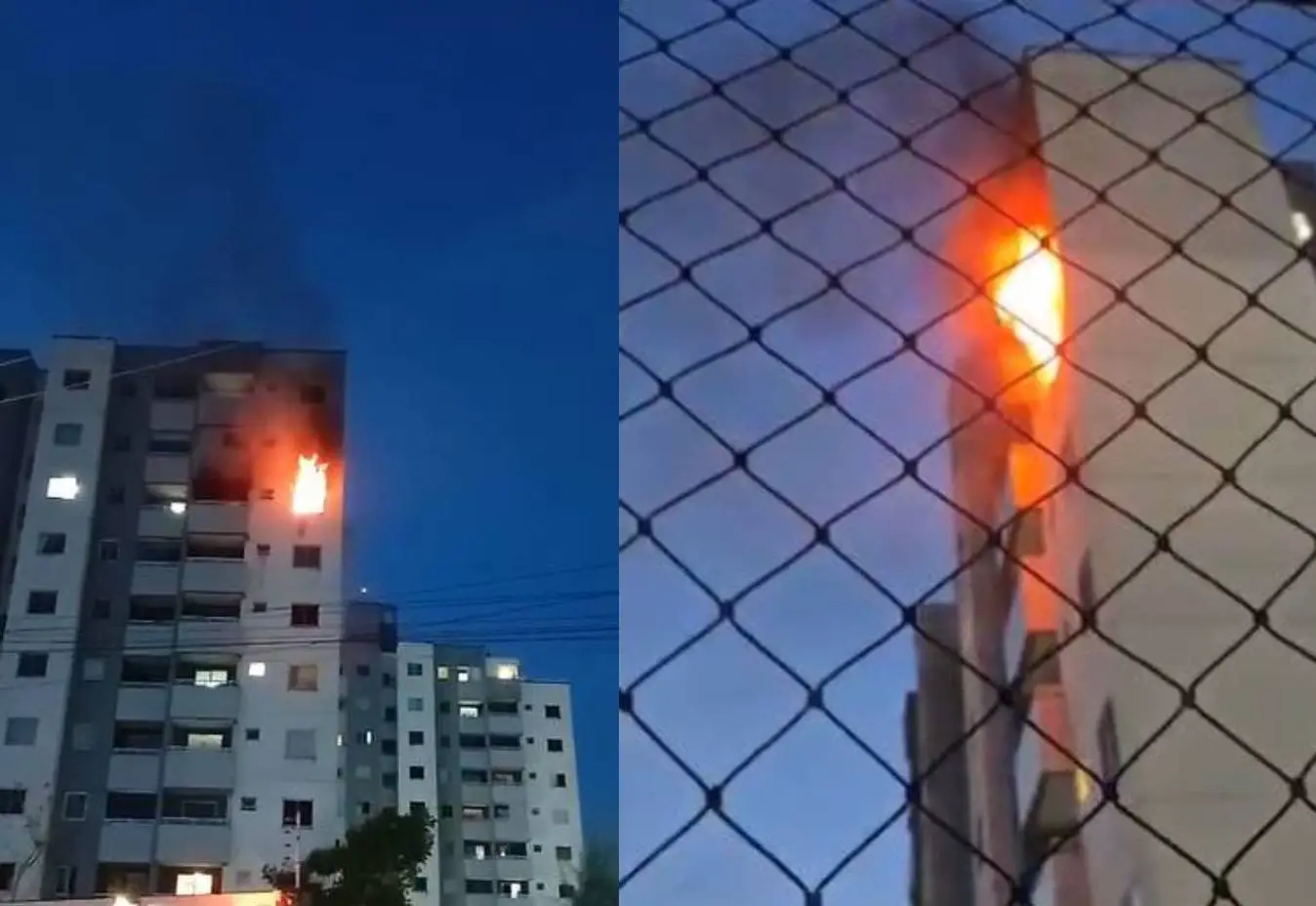 Incêndio atinge apartamento no bairro Parque Dois Irmãos, em Fortaleza