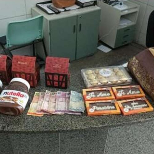 Homem é preso após roubar produtos de loja de chocolate em Horizonte, no Ceará