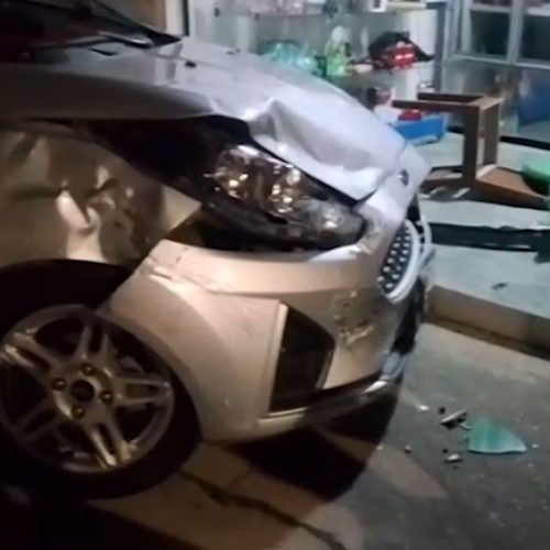 Motociclista embriagado causa acidente durante festa de aniversário de criança no Ceará