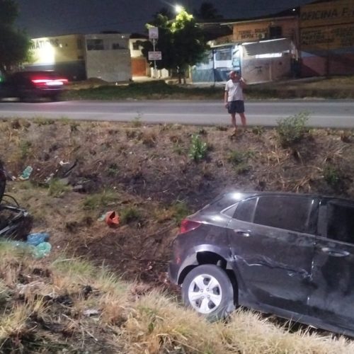 Motorista com sinais de embriaguez causa acidente e criança de 5 anos é arremessada do veículo, no Ceará