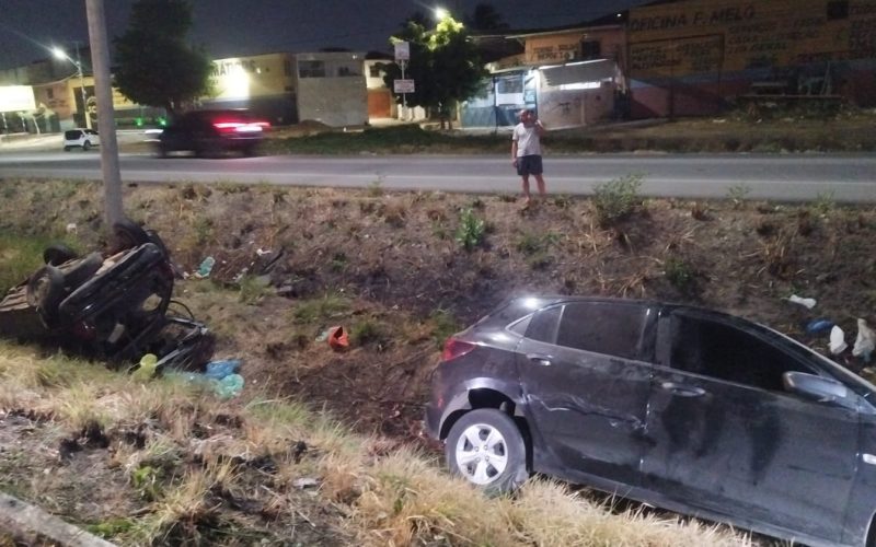 Motorista com sinais de embriaguez causa acidente e criança de 5 anos é arremessada do veículo, no Ceará