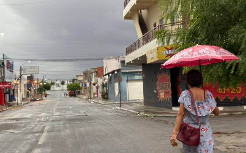 Ceará registra chuva em ao menos 37 municípios nesta quinta-feira (15)