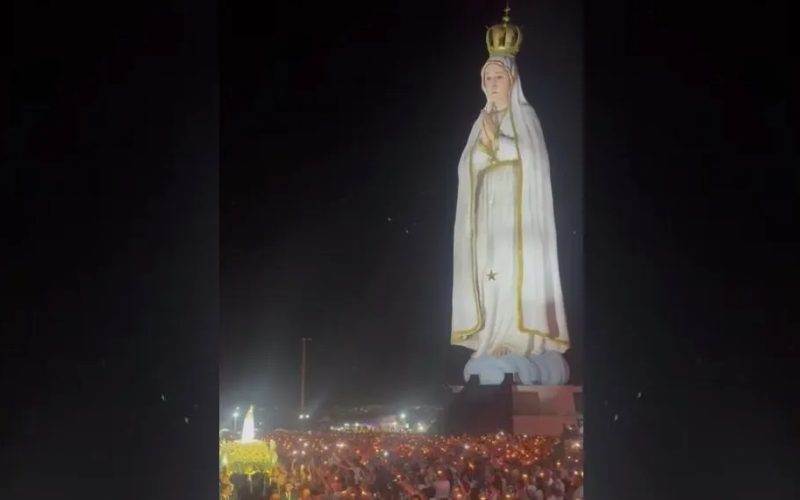 Maior monumento de Nossa Senhora de Fátima do mundo é inaugurado em Crato, no Ceará