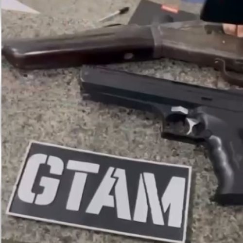 Policial de folga reage a assalto e troca tiros com criminosos em Pacajus, no Ceará