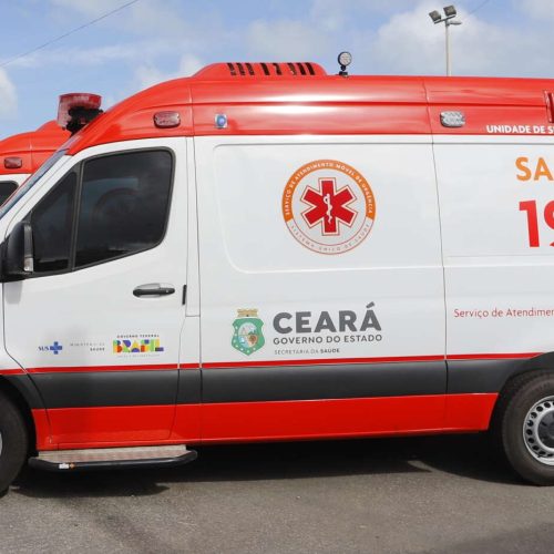 Samu Ceará recebe 11 novas ambulâncias do Ministério da Saúde nesta quarta-feira (19)