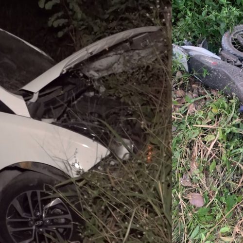 Motociclista morre ao voltar para casa após colisão com carro em Caucaia/CE