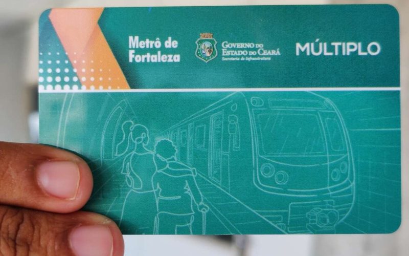 Mais de 1.300 Cartões Múltiplo podem ser retirados por passageiros em estações do Metrofor, em Fortaleza